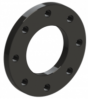 PP 014 Фланец накидной black 8 отв.