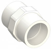 PVDF 035.1 адаптер NPT резьба раструб 