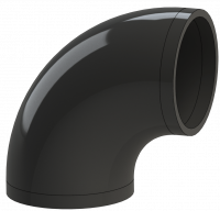 PE 001 отвод короткий 90 град
