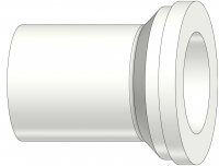 35.024_Union end_spare part Union 024-A_PVDF UHP