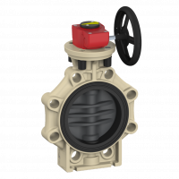 Praher_K4_butterfly_valve_PVCU_wheel