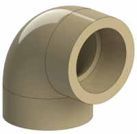 PP 051 отвод 90 град раструбный