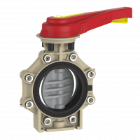 Praher_K4_butterfly_valve_LugType_PVC-C_hand_lever