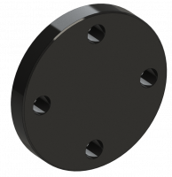 PP 045 Фланец глухой black 4 отв.