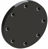 PP 045 Фланец глухой black 8 отв.