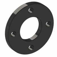 PP 014 Фланец накидной black 4 отв.