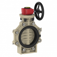 Praher_K4_butterfly_valve_LugType_PP_wheel