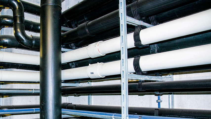 Трубопроводная система из PE 100-el ESD