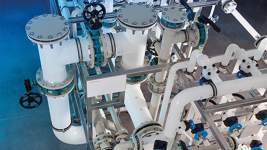 Трубопроводная система из PVDF