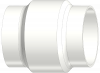 35030_Instrumentation Fitting_without thread_PVDF UHP natural